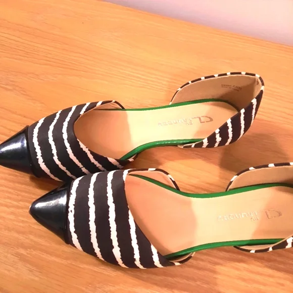 Animal print striped flats - Picture 5 of 8